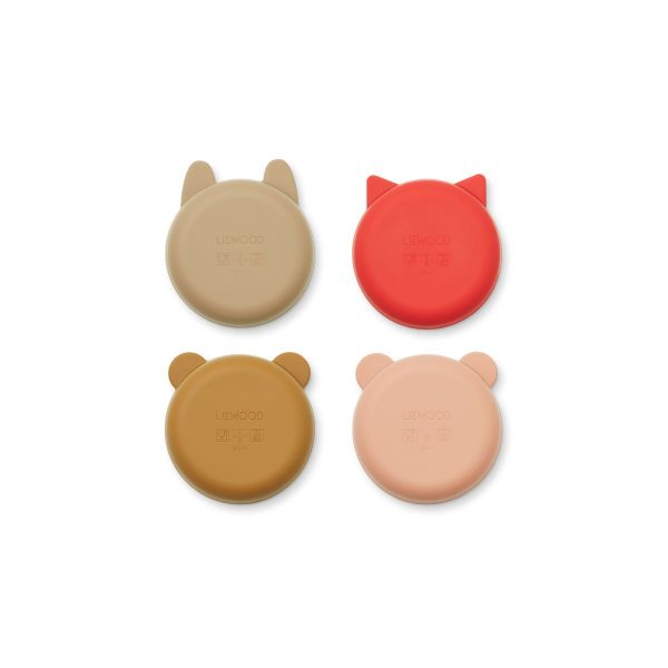 Set 4 ciotole silicone Iggy apple mix LIEWOOD