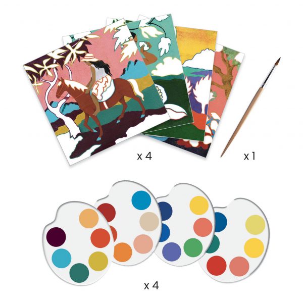 Set artistico Inspired by Paul Gauguin Djeco
