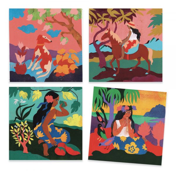 Set artistico Inspired by Paul Gauguin Djeco