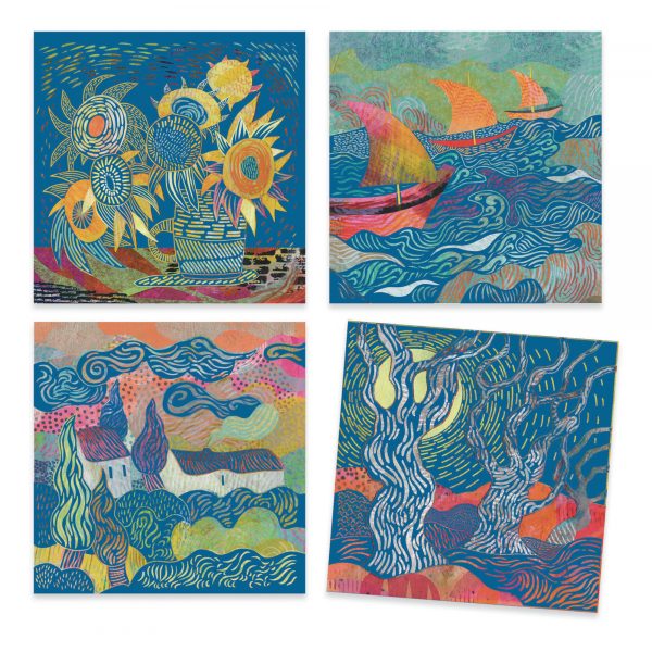 Set artistico Inspired by Vincent Van Gogh Djeco