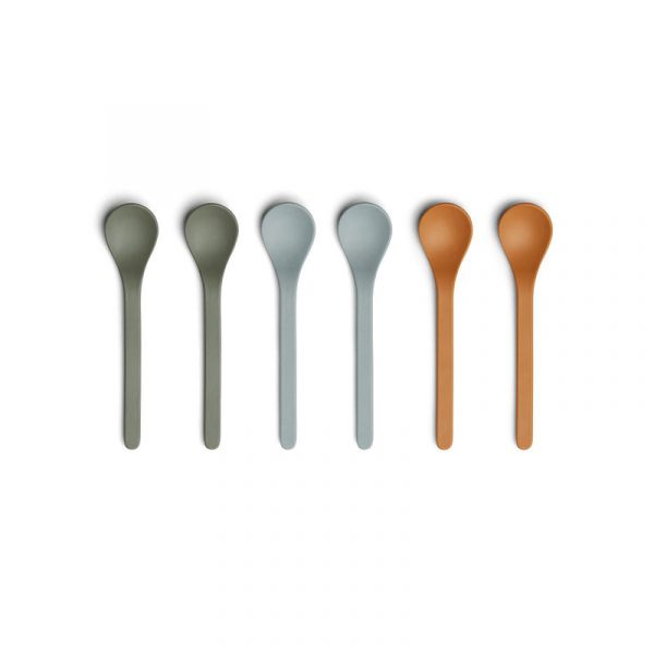 Set 6 cucchiai Erin spoon blue mix LIEWOOD