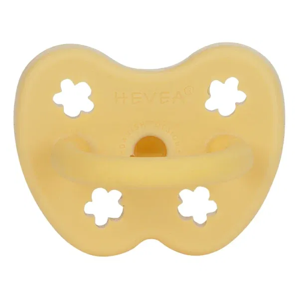 Ciuccio ortodontico in gomma naturale banana 3-36 mesi Hevea
