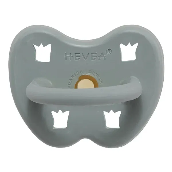 Ciuccio ortodontico in gomma naturale grey 3-36 mesi Hevea