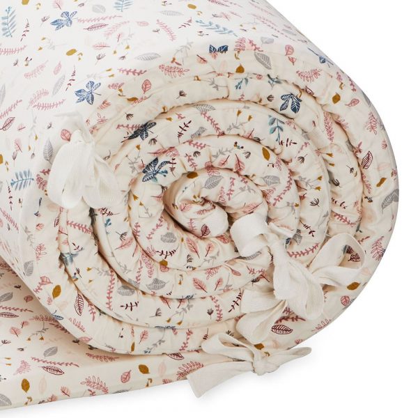 Paracolpi per lettino Leaves Rose CamCam