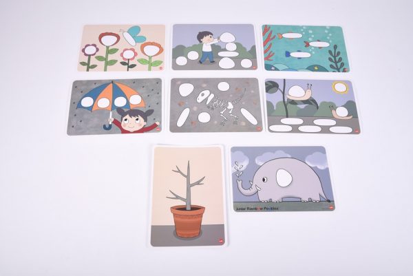Set 36 ciottoli ecologici Junior Rainbow Pebbles® Tickit