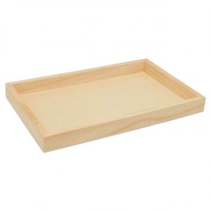 Vassoio gioco attività 24 x 34 cm legno Bauspiel