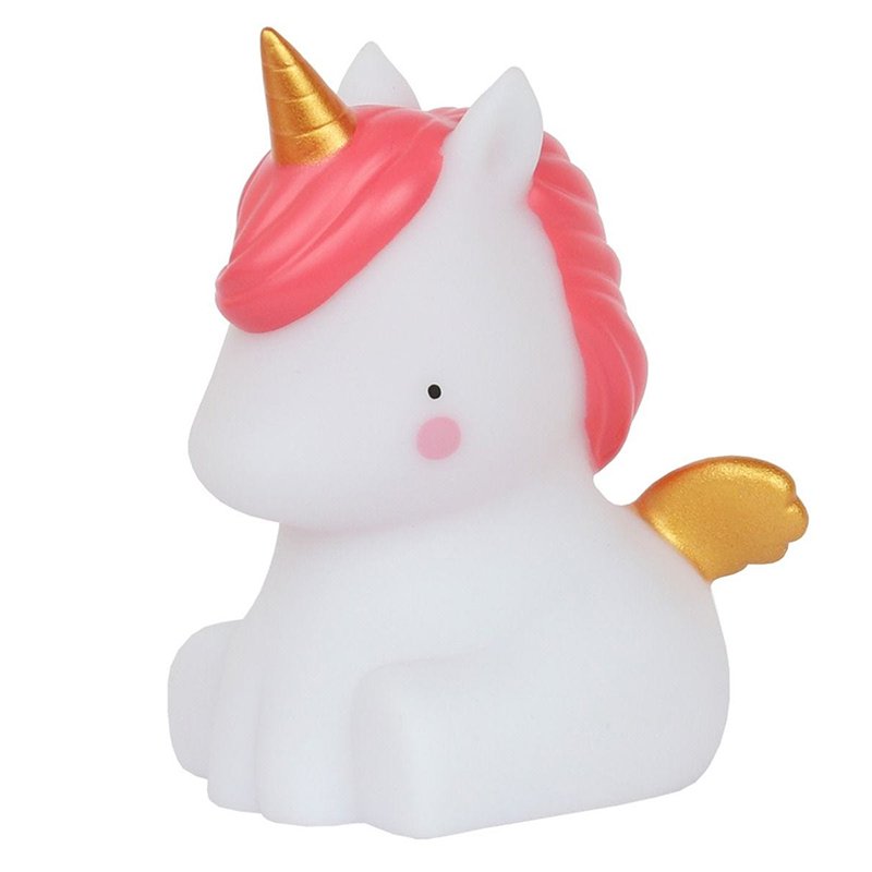 Mini lampada notturna unicorno GOLD - Babookidsdesign