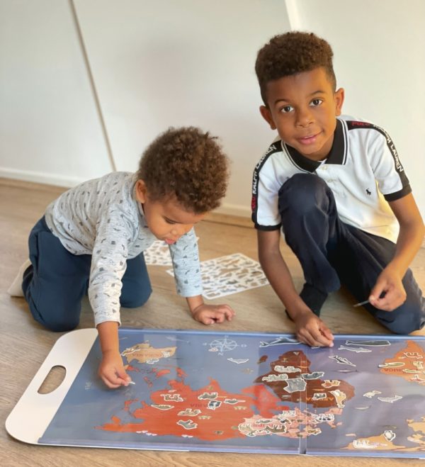 Cartella magnetica Planisfero con animali Egmont Toys