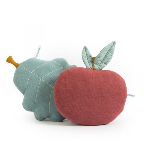 Cuscino garzato foglia Après la Pluie Moulin Roty