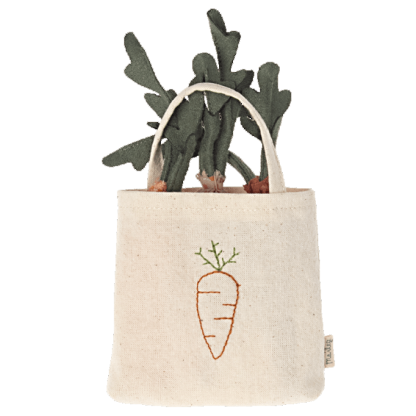 Miniatura carote con shopper mini Maileg