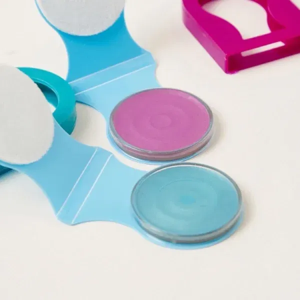 Set 2 tamponi per capelli Unicorn Snails
