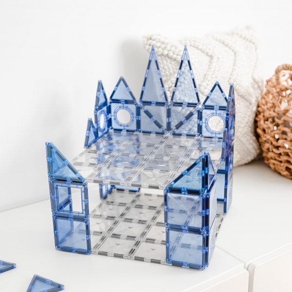 Connetix tiles costruzioni magnetiche 2 Pezzi Base Plate Clear Pack