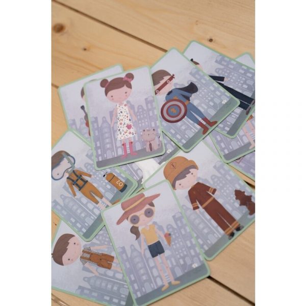 Gioco magnetico Mi vesto Jim&Rosa Little Dutch