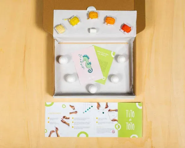 Set 2 kit creativi giostrine Montessori Gobbi + Ballerini