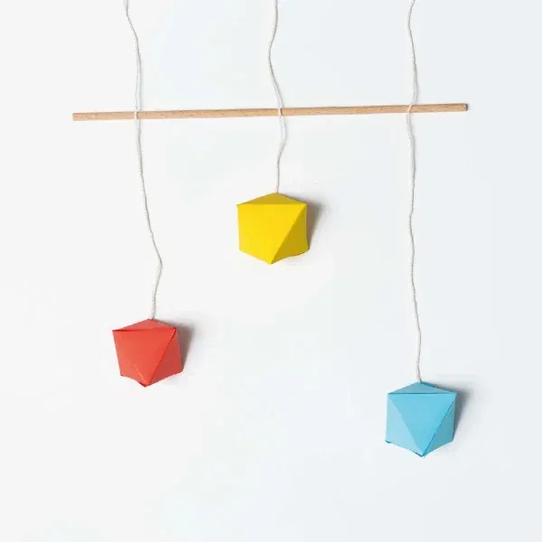 Set 2 kit creativi giostrine Montessori Munari + Ottaedri