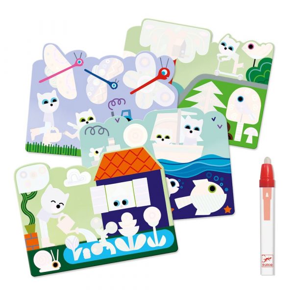 Set artistico colora con l'acqua Garden Djeco