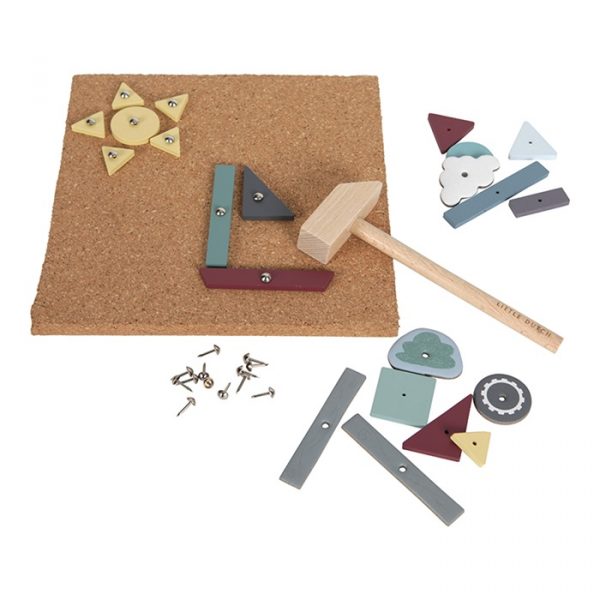 Set gioco chiodi e martello Tap tap set Little Dutch