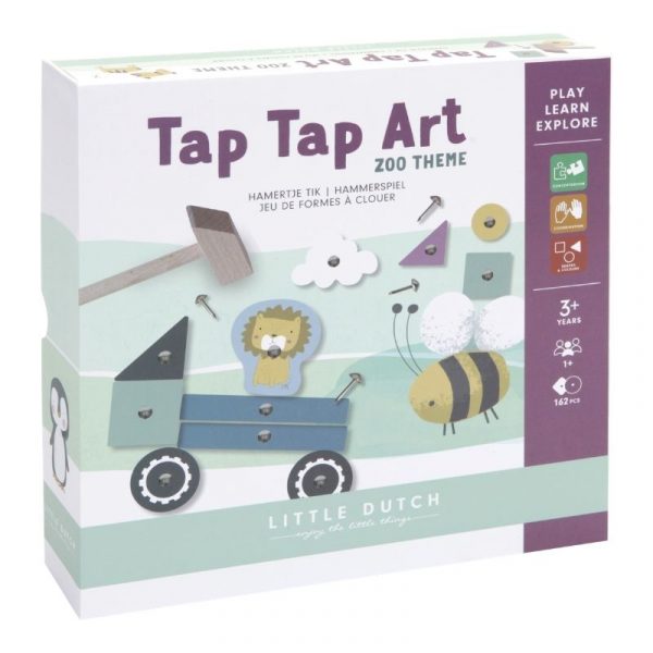 Set gioco chiodi e martello Tap tap set Little Dutch