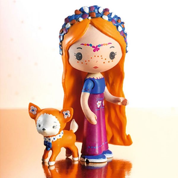 Valigetta + Figura in vinile Tinyly Bluchka & indie House Djeco
