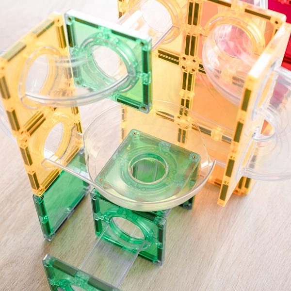 Connetix tiles costruzioni magnetiche 66 Pezzi Ball Run Expansion Pack