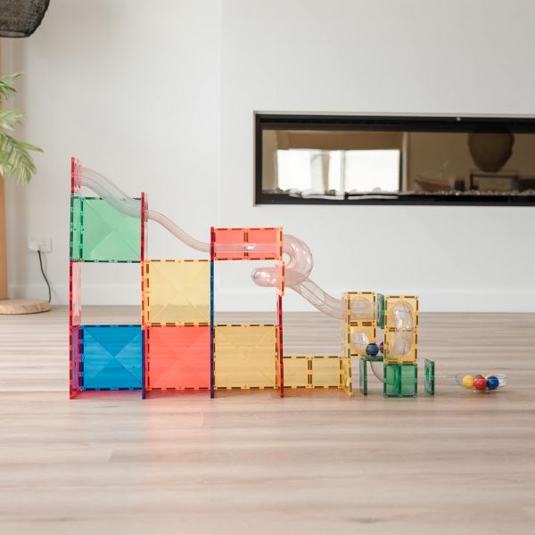 Connetix tiles costruzioni magnetiche 66 Pezzi Ball Run Expansion Pack