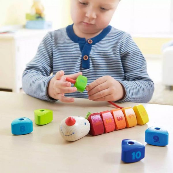 Gioco di perle da infilare Drago dei numeri HABA