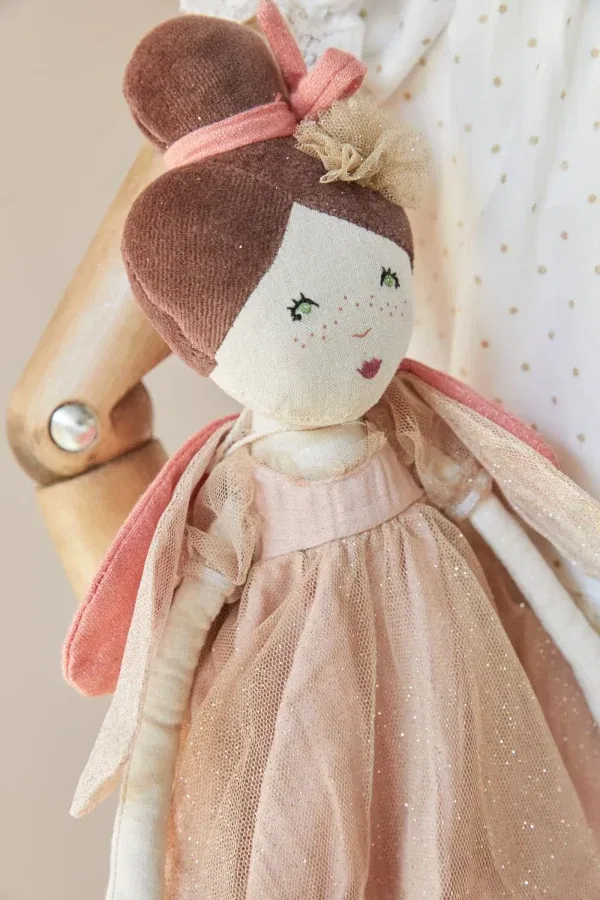 Bambola fata incantata rosa Il était une fois Moulin Roty