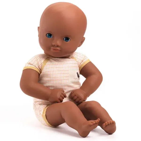 Bambola morbida BODY YELLOW 32 cm Pomea Djeco