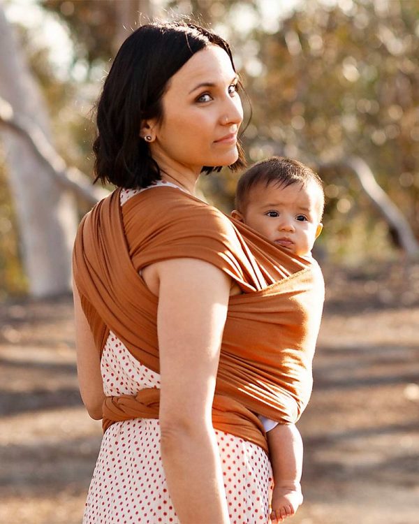 Fascia porta bebè Wrap Evolution Terracotta MOBY WRAP