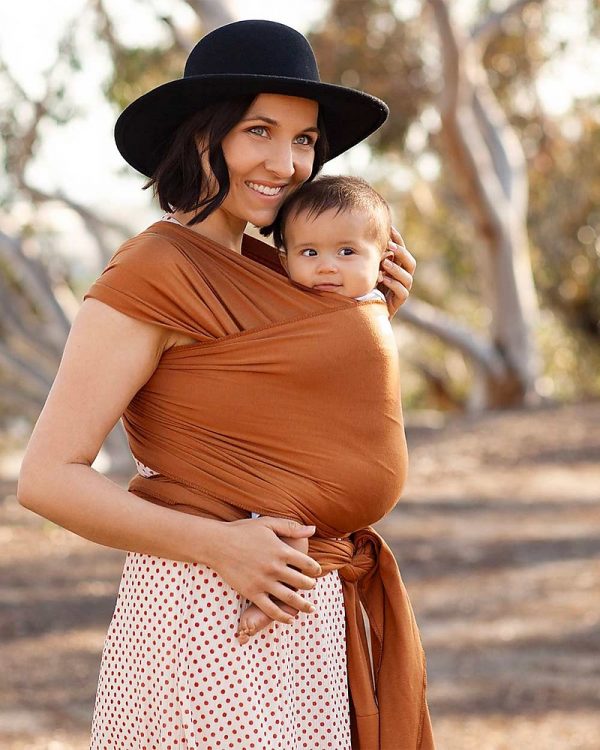Fascia porta bebè Wrap Evolution Terracotta MOBY WRAP