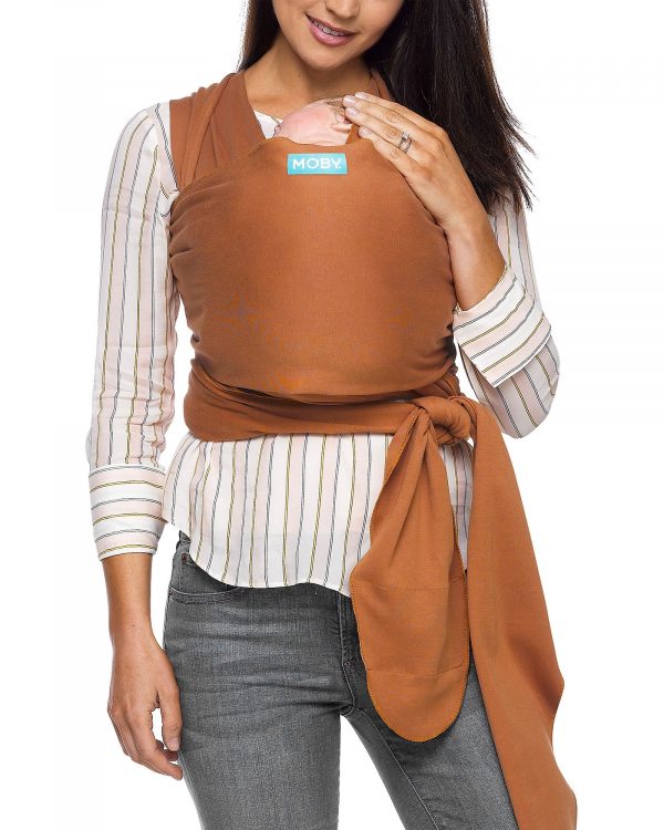 Fascia porta bebè Wrap Evolution Terracotta MOBY WRAP