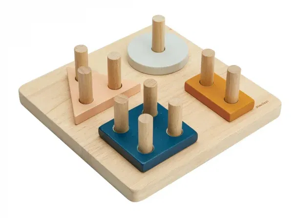 Impilabile forme geometriche Montessori Orchard Plan Toys