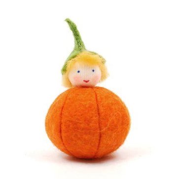 Figura Waldorf Fata AUTUNNO baby Pumpkin Ambro-dolls
