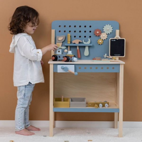 Children's workbench with tool belt NEW Little Dutch