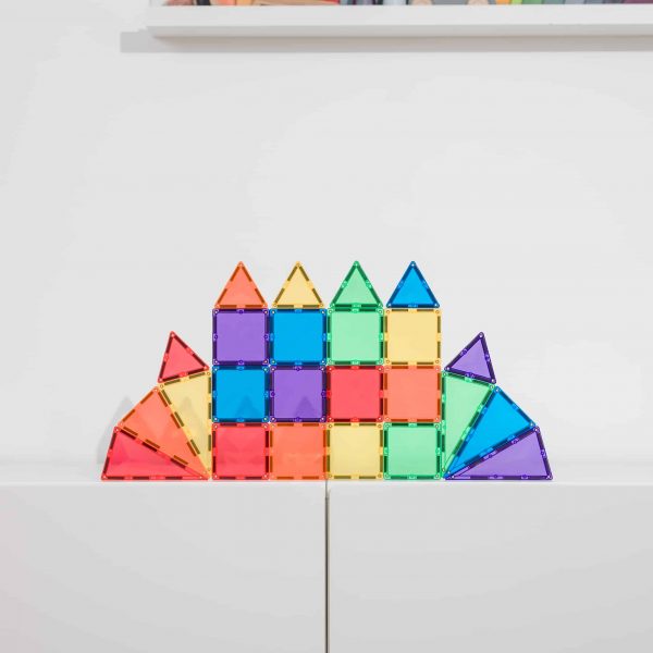 Connetix tiles costruzioni magnetiche 24 pezzi Rainbow Mini Pack