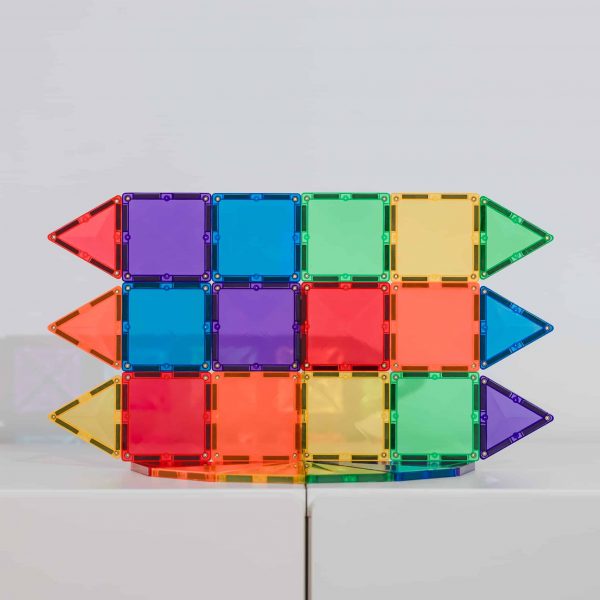 Connetix tiles costruzioni magnetiche 24 pezzi Rainbow Mini Pack