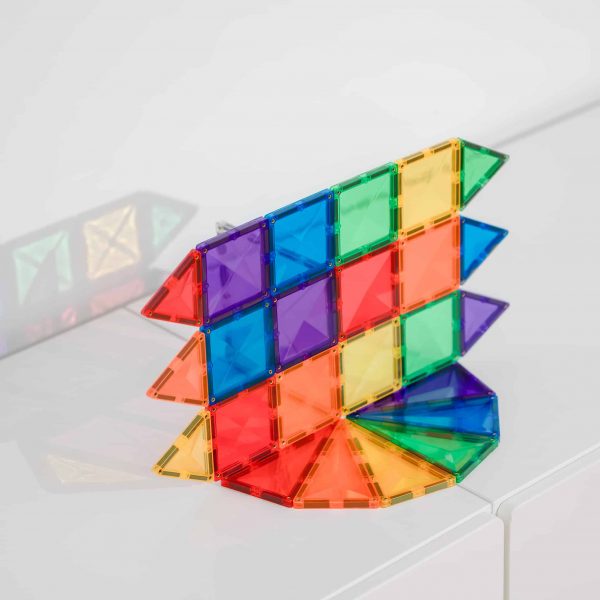 Connetix tiles costruzioni magnetiche 24 pezzi Rainbow Mini Pack
