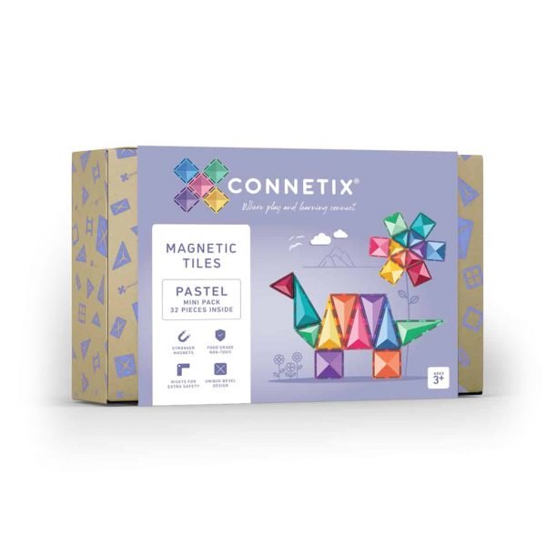 Connetix tiles costruzioni magnetiche 32 pezzi Pastel Mini Pack