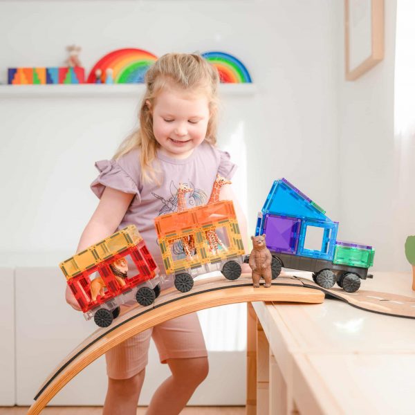 Connetix tiles costruzioni magnetiche 50 Pezzi Rainbow Transport Pack
