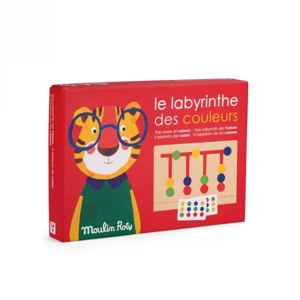 Gioco Labirinto dei colori Les Popipop Moulin Roty