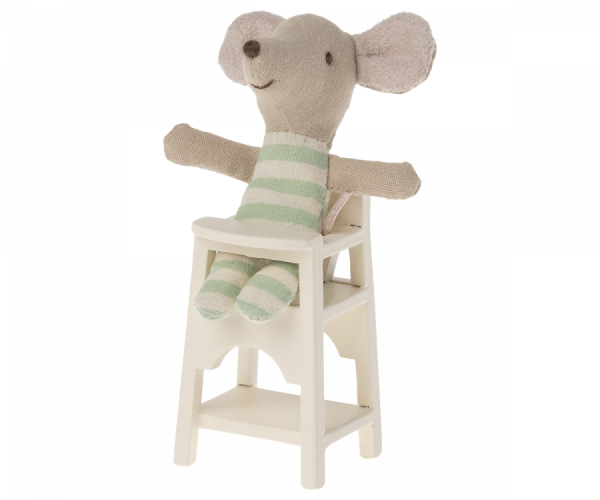Miniatura seggiolone micro bianco Maileg