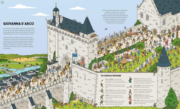 Occhio al castello! Con lente d'ingrandimento