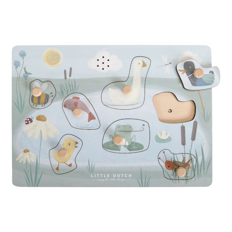 Puzzle incastri sonoro Little goose Little Dutch - Babookidsdesign