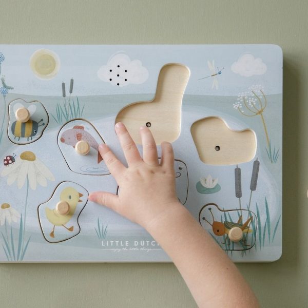 Puzzle incastri sonoro Little goose Little Dutch