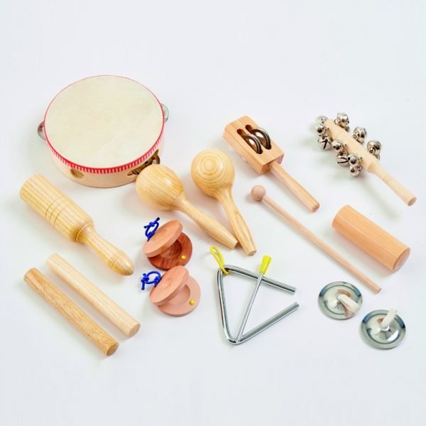 Set 16 strumenti musicali a percussione Tickit
