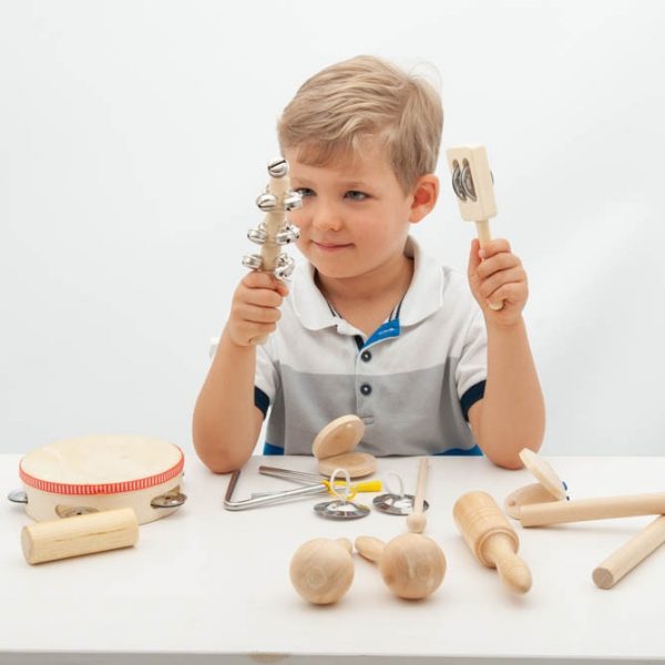 Set 16 strumenti musicali a percussione Tickit