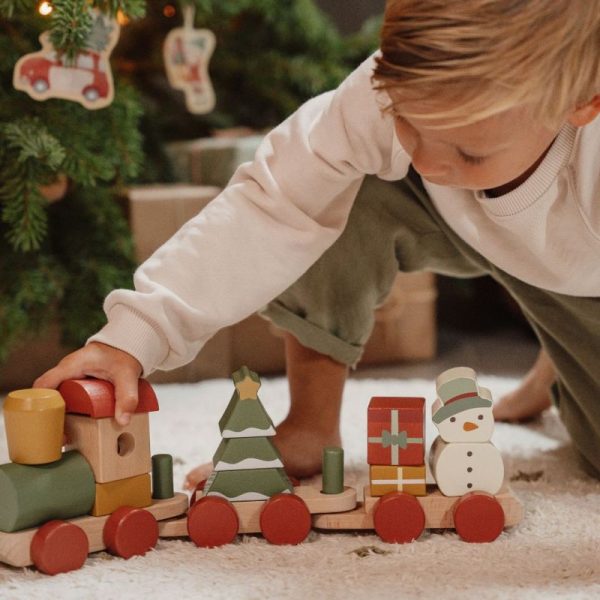 Stacking train X-mas Natale Little Dutch