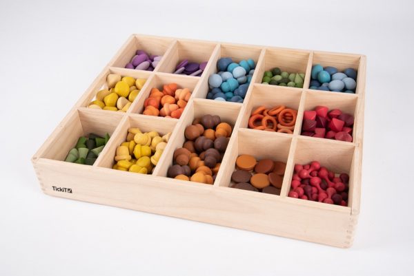 Vassoio di classificazione 50x43 cm 14 scomparti Tickit