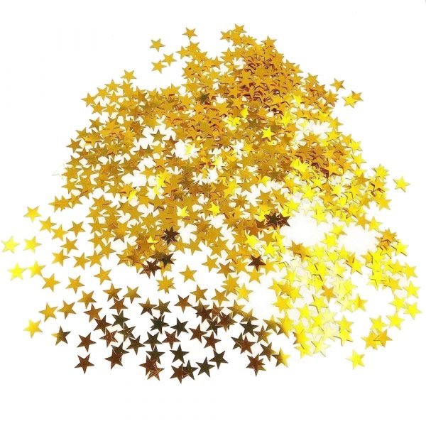 Set craft 1000 mini stelline scintillanti oro