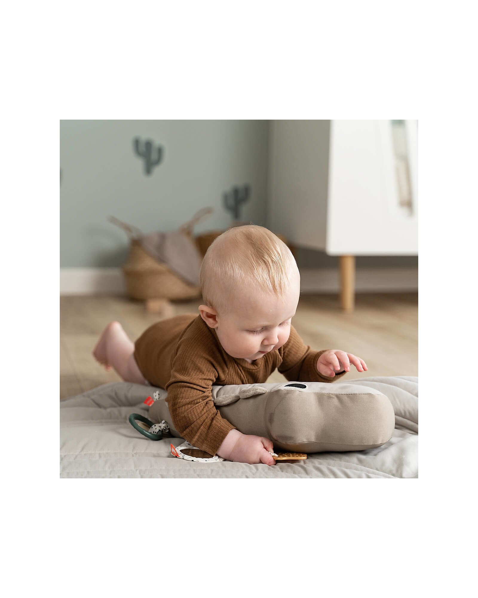 Animal tummy time, 2 - 9 mesi, il cuscino ergonomico per mantenere la  posizione prona - Toys Center